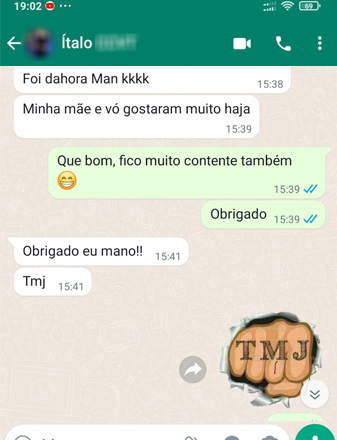 Comentário de cliente