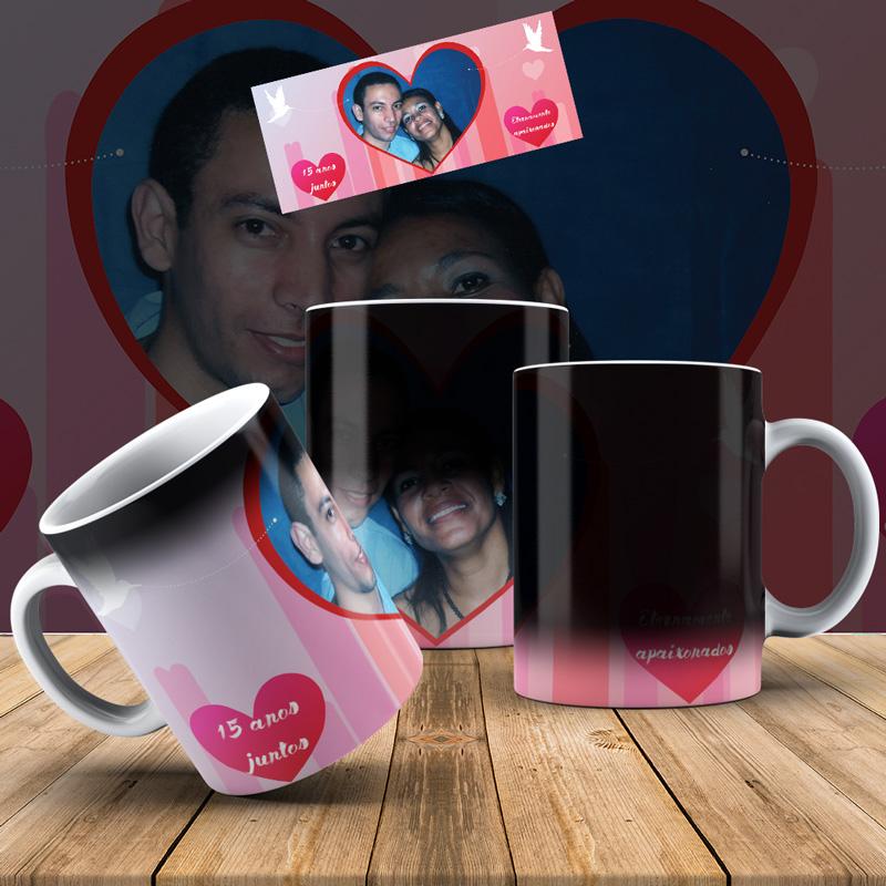 Caneca Mágica Dia dos Namorados: Eternamente Apaixonados - Estampendo Caneca Mágica Dia dos Namorados: Eternamente Apaixonados - Estampendo