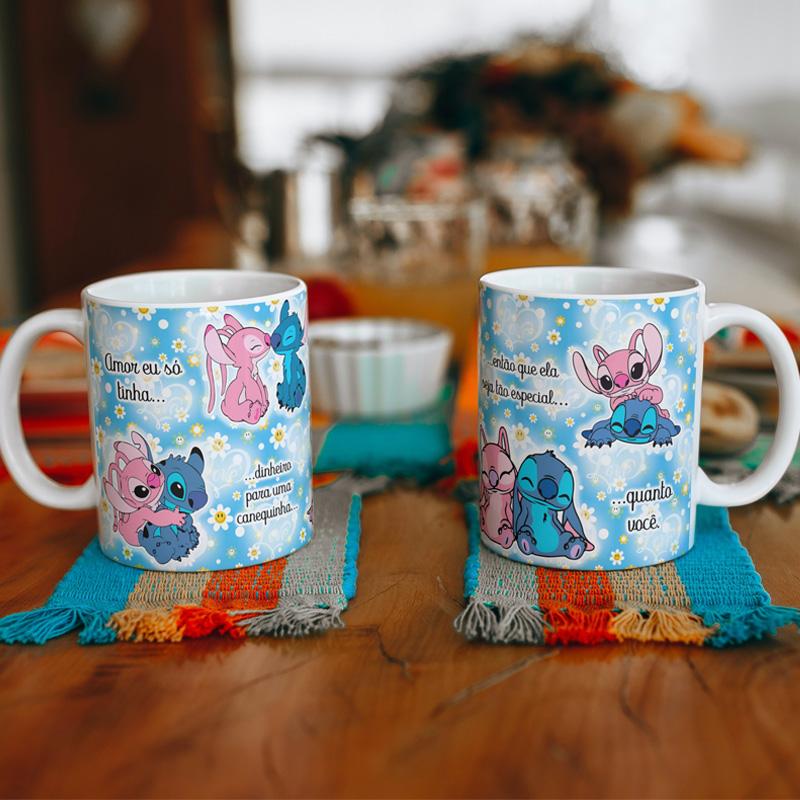 Caneca Personalizada Dia dos Namorados: Amor Eu Só Tinha Dinheiro Para Uma Canequinha