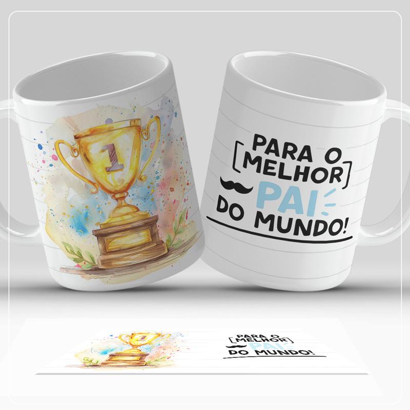Caneca Personalizada Dia dos Pais: Para o Melhor Pai do Mundo!